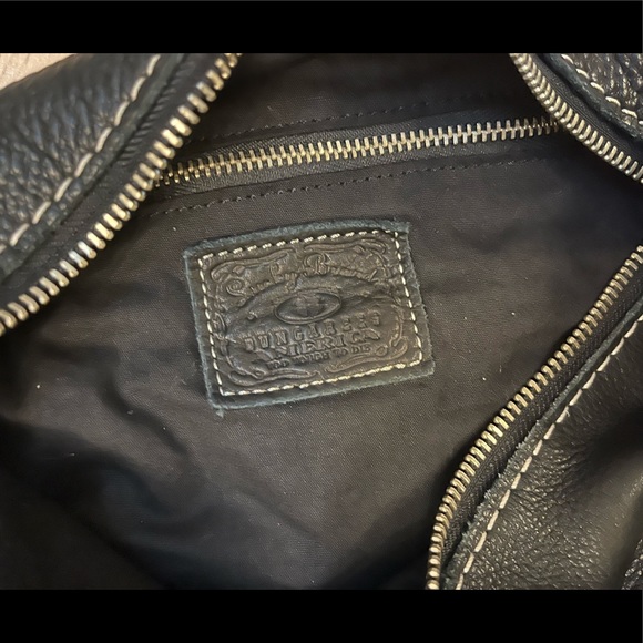 Leather purse by Lucky Brand with silver studs / tassel- excellent condition! - Picture 3 of 3